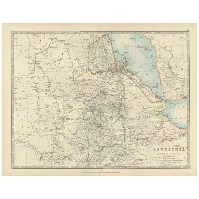 Map of Abyssinia and Upper Nubia, 1903 For Sale - Image 10 of 10