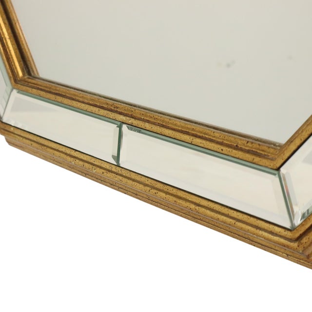 Large Hollywood Regency Octagonal Mirror from Deknudt, 1970s For Sale - Image 11 of 18