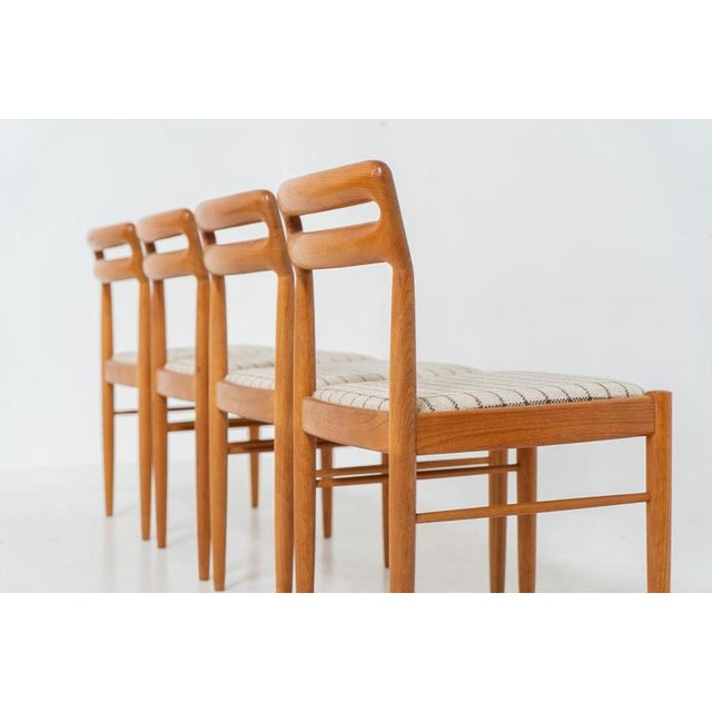 Wood Dining Chairs by H.W. Klein for Bramin, Set of 4 For Sale - Image 7 of 13