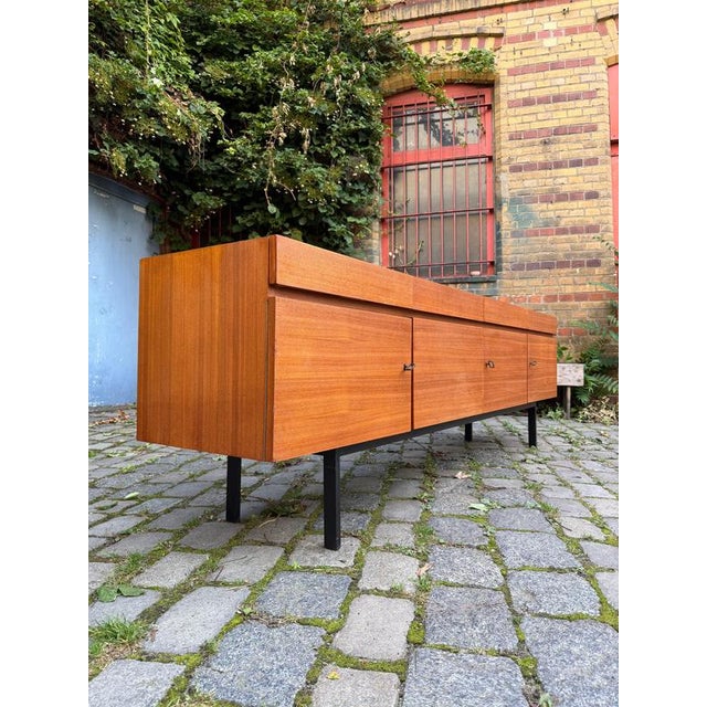 Teak Sideboard with Lock, Germany For Sale - Image 11 of 11