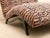 1950s Tiger Print Sculptural Chaise Lounge Newly Upholstered For Sale - Image 10 of 11