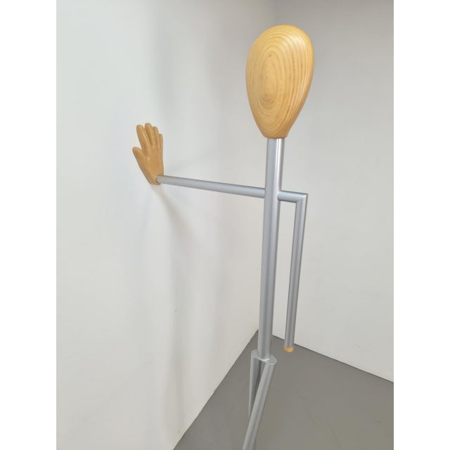 Vintage Wall-Mounted Coat Hanger, 1980s For Sale - Image 6 of 15