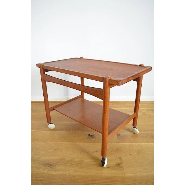 Serving Car at 48 by Hans Wegner for Andreas Tuck, 1960s For Sale - Image 13 of 18