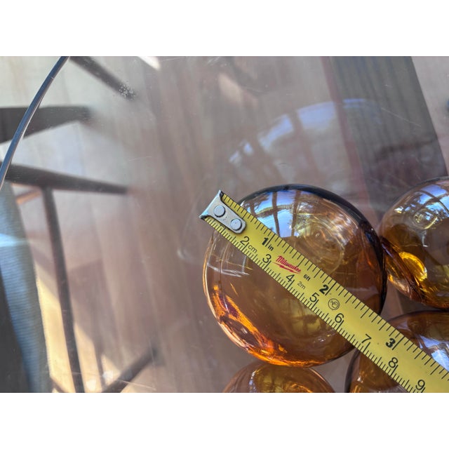 Japanese 1920s Japanese Glass Fishing Floats, Set of Four For Sale - Image 3 of 6