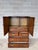 Description: Lane Furniture Campaign Style 5 Drawer Walnut Wardrobe - Gentleman's Chest. Normal Age Wear, such as mild...
