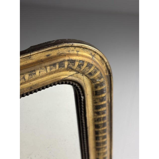 Louis Philippe Gilded Mirror, 19th Century For Sale - Image 11 of 16
