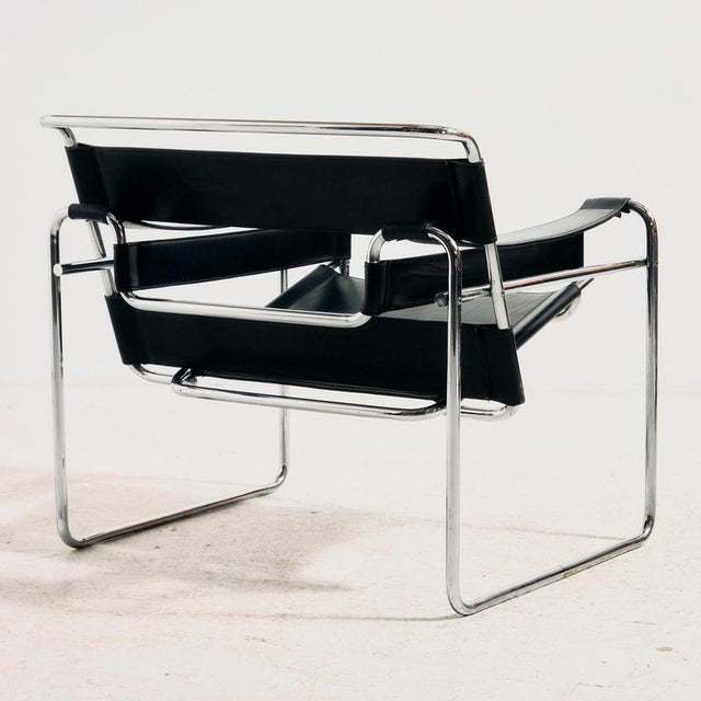 Bauhaus B3 / Wassily Chair by Marcel Breuer for Gavina, 1960s For Sale - Image 3 of 18