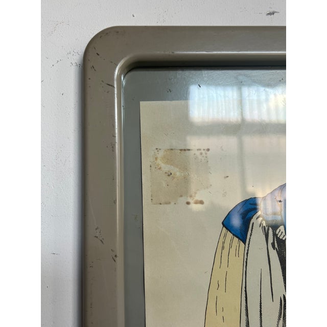 Vintage Industrial Metal Frame from SNCF, 1960s, Set of 2 For Sale - Image 10 of 12