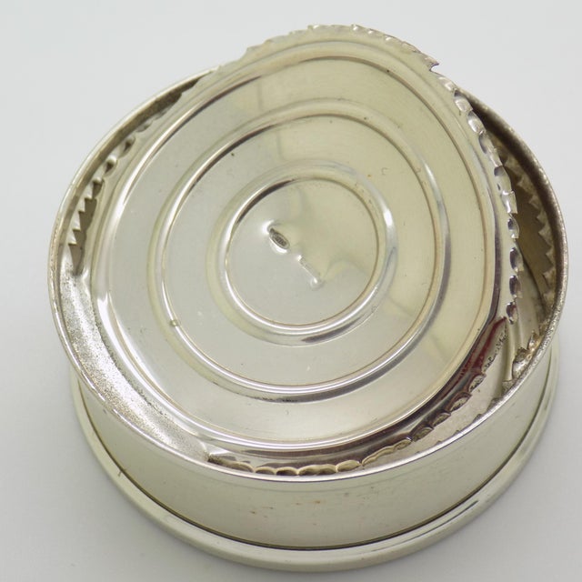 1980s Vintage Italian Handmade Genuine Silver Opened Can Figurine, 1980s For Sale - Image 5 of 14