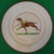 White Set X 10 Cyril Gorainoff Hand Painted Polo Scene Dinner 10" Plates For Sale - Image 8 of 14