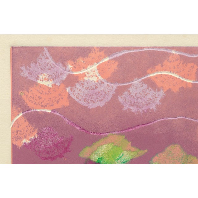 1990s Abstract Leaves and Fans by Patricia A. Pearce For Sale - Image 5 of 7