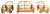 1950s Restored 4-Strand Double Arch Speed Arms Rattan Sofa & Chairs Livingroom Set of 5 For Sale - Image 13 of 14