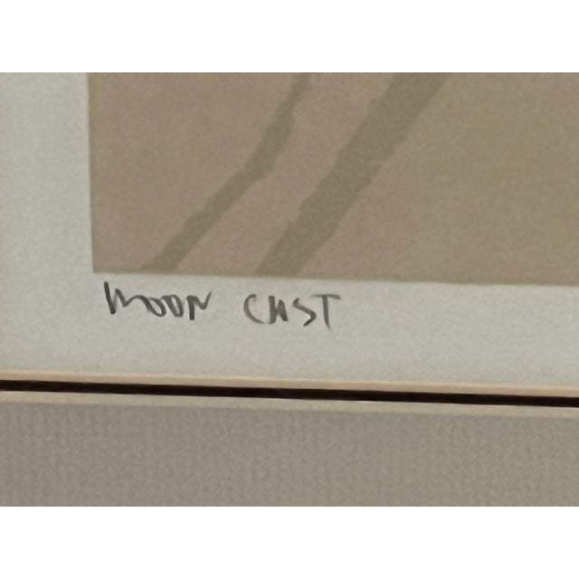 Vintage Artwork by Virgil Thrasher "Moon Cast" Seriograph Signed #35/375 For Sale In Sacramento - Image 6 of 9