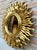 Gold Mid-Century French Sunburst Mirror in Gold, 1950s For Sale - Image 8 of 18