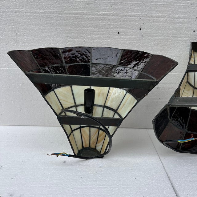 Black Art Deco Hair Sconces by Andy Thornton, 1970s, England, Set of 2 For Sale - Image 8 of 18