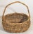 Large Antique French Provincial Grape Harvest Wicker Basket With Single Handle For Sale - Image 13 of 13