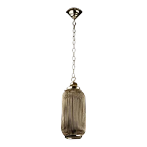 Canary Pendant in Brass Finish