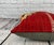 20 x 20 Kilim Pillow Turkish Cushion Natural Red Pillow Cushion Cover For Sale - Image 4 of 4