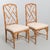Vintage Faux Bamboo X-Back Dining Chairs, 1970s, Set of 2 For Sale - Image 9 of 9