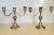 Lovely pair of vintage silverplalted candelabras. Classical decor that looks lovely year round! The candelabras are in...