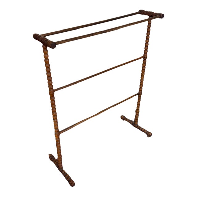 Antique "Jenny Lind" Bobbin Blanket Rack For Sale