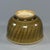 China Vintage‑Style Striped‑Carved Dark‑Glaze Celadon Tea Bowl For Sale - Image 4 of 5