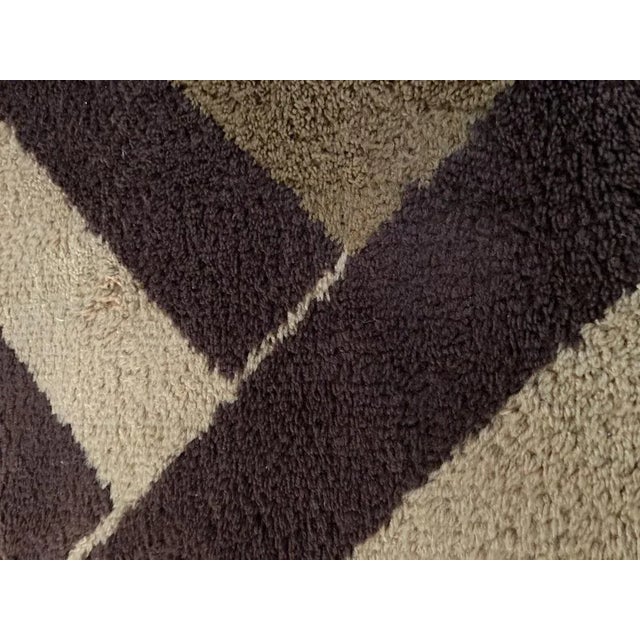 Space Age Rug in Pure Wool, 1970s For Sale - Image 4 of 5