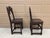 17th Century English Yorkshire Oak Backstool Chairs, a Pair For Sale - Image 11 of 17