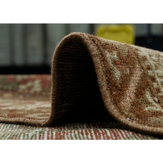 Textile Turkish Vintage Rug 4'6" x 6'11" #16710 For Sale - Image 7 of 8