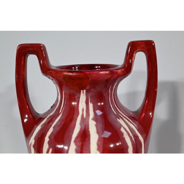 Art Nouveau Ceramic Vases, 1900s, Set of 2 For Sale - Image 6 of 18