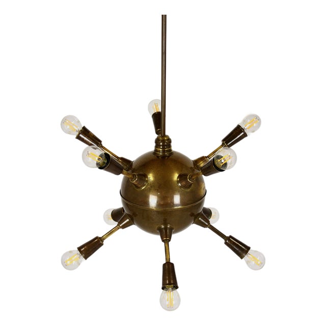 Vintage Sputnik Chandelier, 1960s For Sale