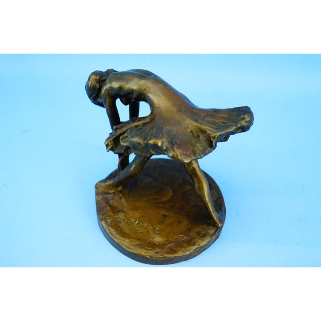 Edgar Degas, Ballerina Tying Her Shoe, 1890s, Bronze For Sale - Image 14 of 18
