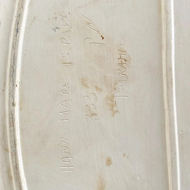 Hand Painted Middle Eastern Platter For Sale In Miami - Image 6 of 8