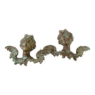 Pair of Antique French Neoclassical Bronze Accoutrements C1890 For Sale