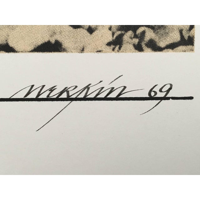 Richard Merkin, Marilyn Monroe Pop Art 1969 Color Screenprint Richard Merkin, 1969 For Sale - Image 4 of 4