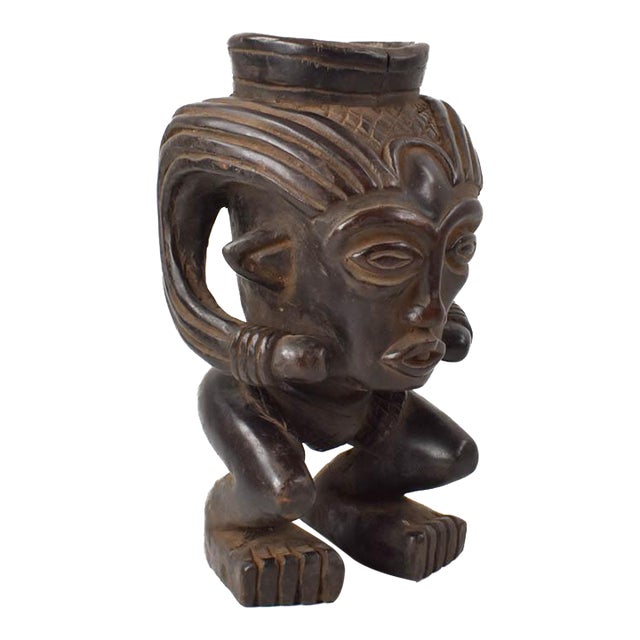 Late 20th Century Mid-Century Kuba Figural Cup For Sale