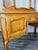 French Louis Style Oak Dressing Table with Mirror For Sale - Image 10 of 13