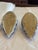 Pair of Blue and White Glazed Ceramic Floral Wall Pockets For Sale - Image 10 of 10