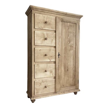 Farmhouse Bread Cupboard For Sale