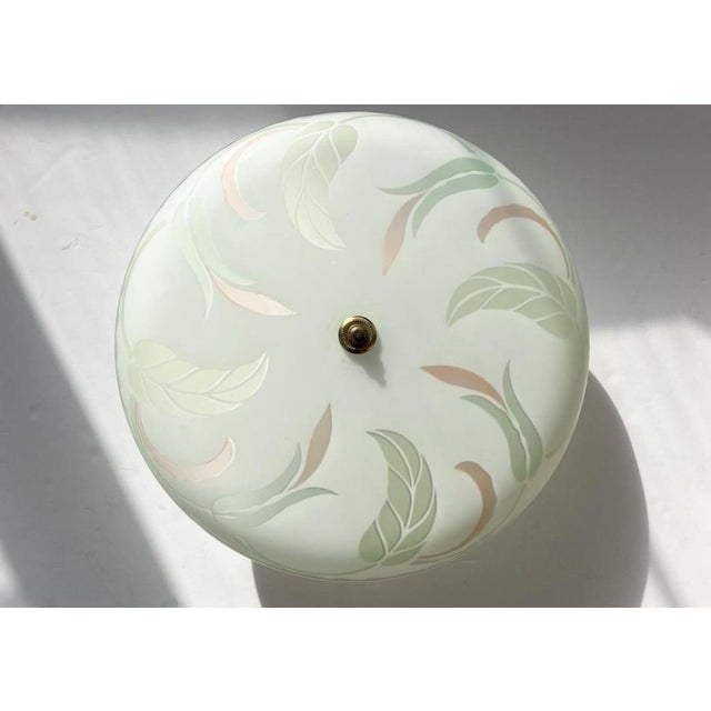 1940s Leafy Ceiling Light For Sale - Image 6 of 12