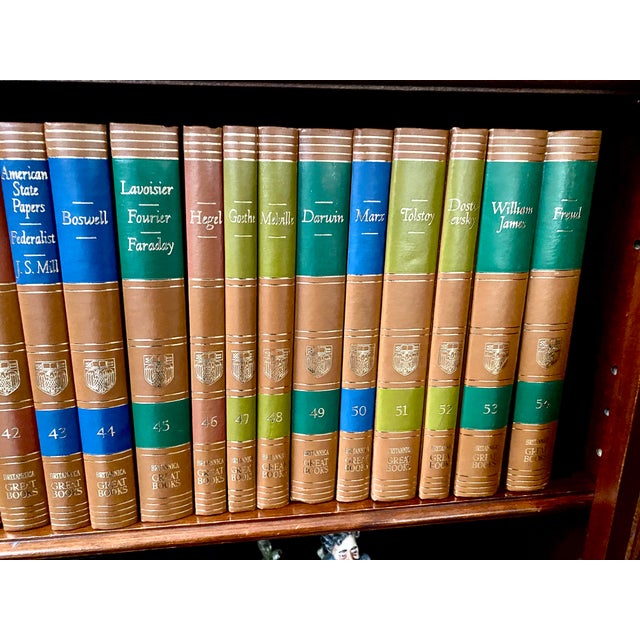 Vintage Great Books of the Western World Complete First Edition 54-Volume Set by Encyclopedia Britannica For Sale - Image 13 of 15