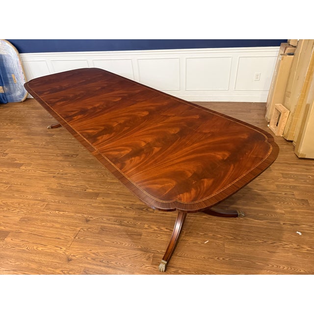 This is the LH-9RWB-3L(SW) Scallop Cornered Mahogany Dining Table by Leighton Hall. It is one of Leighton Hall’s most...