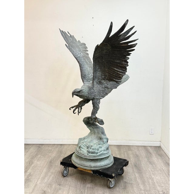Life Size Bronze Eagle For Sale - Image 11 of 11