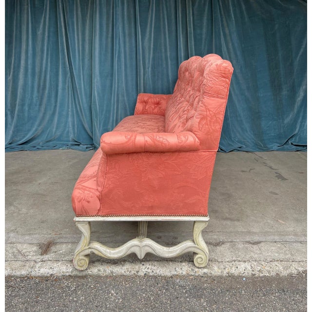 Large French 19th Century Neo-Baroque Style Sofa For Sale - Image 4 of 12