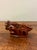 A striking vintage mid-century Chinese hand-carved stone dragon seal, circa 1950s-1970s. Hand carved from richly colored...