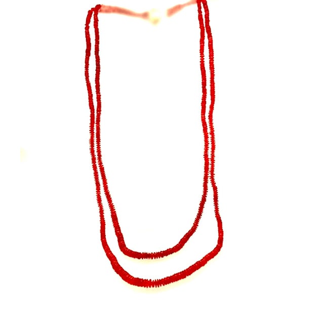 Multi-Strand Necklace With 14k Gold Clasp and Honey Amber Gemstone For Sale - Image 9 of 14