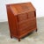 Vintage Asian Desk Teak Hand Carved Drop Front Compartmentalized Style of George Zee For Sale - Image 6 of 13