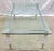 1960s Mid-Century Modern Chrome With Limerick Crystal Legs Glass Top Coffee Table For Sale - Image 9 of 12