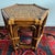 Wood Vintage Rattan & Bamboo Hexagonal Nesting Tables – Set of 3 (Newly Refinished) For Sale - Image 7 of 12