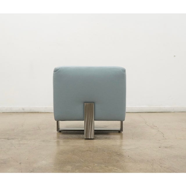 Blue Lillian August Danielli Ottomans (Set of 2) For Sale - Image 8 of 14